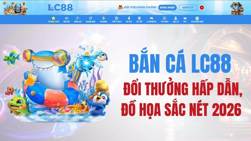 Bắn Cá LC88 – Đổi Thưởng Hấp Dẫn, Đồ Họa Sắc Nét 2026